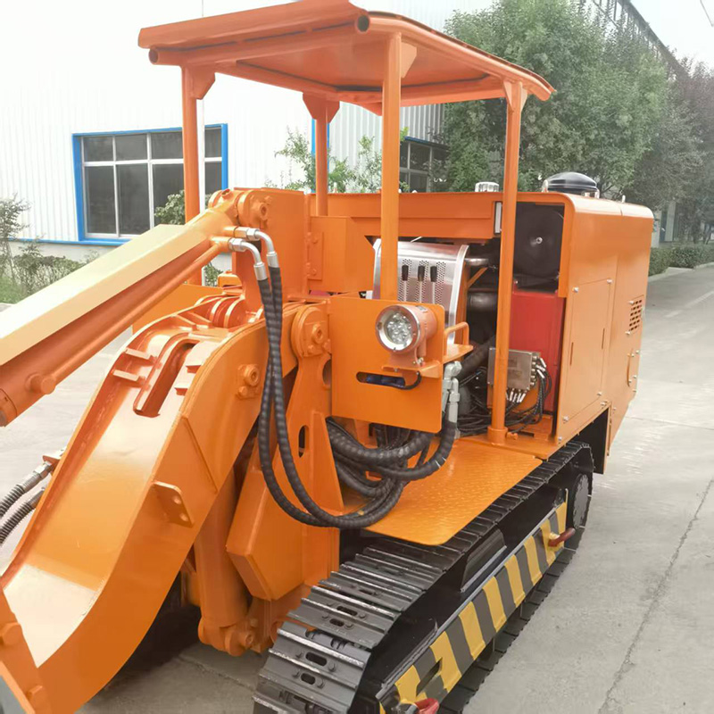 รถตักหินแบบเทด้านข้าง 150