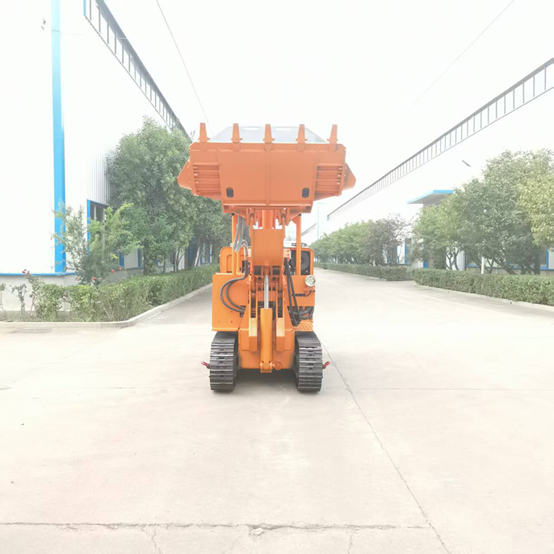 รถตักหินแบบเทด้านข้าง 150