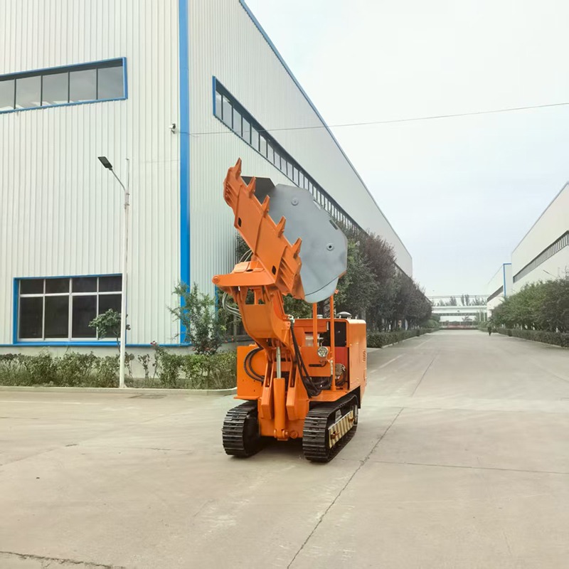 รถตักหินแบบเทด้านข้าง 150