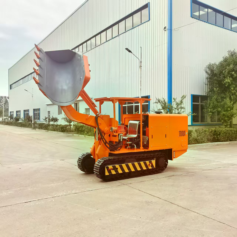 120 Side Unloading Rock Loader