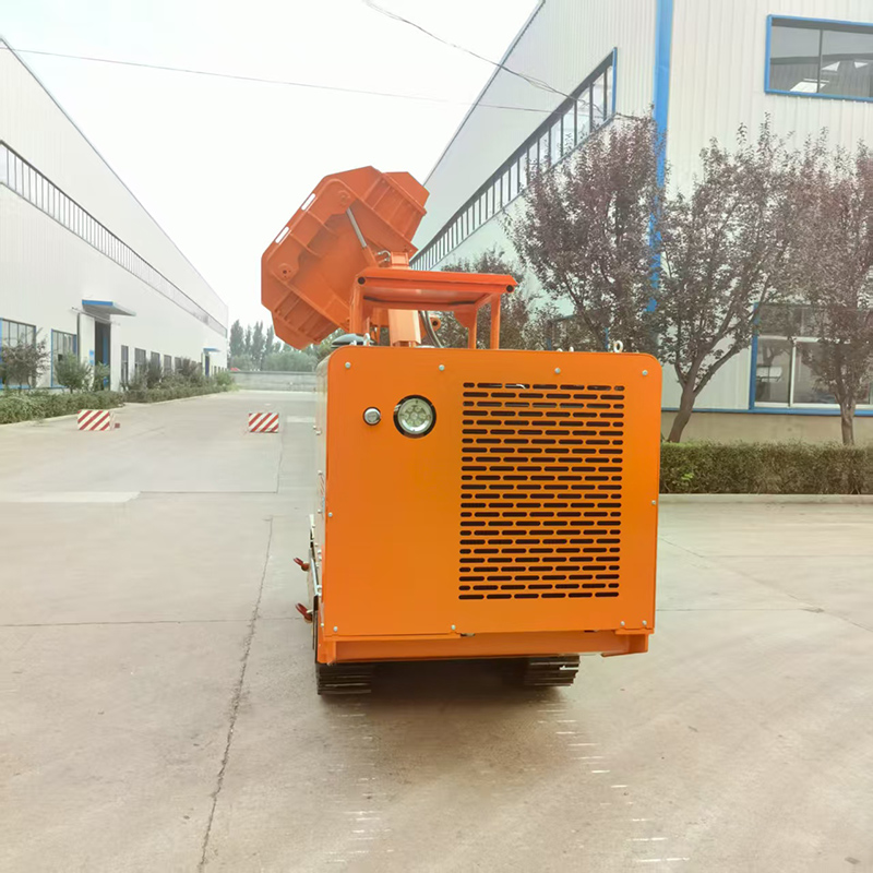 Большой погрузчик камня с боковой разгрузкой