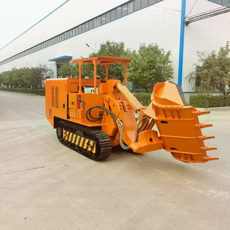 Горнодобывающий погрузчик для разгрузки горных пород