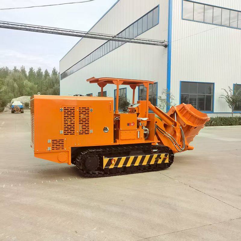 120 Side Unloading Rock Loader