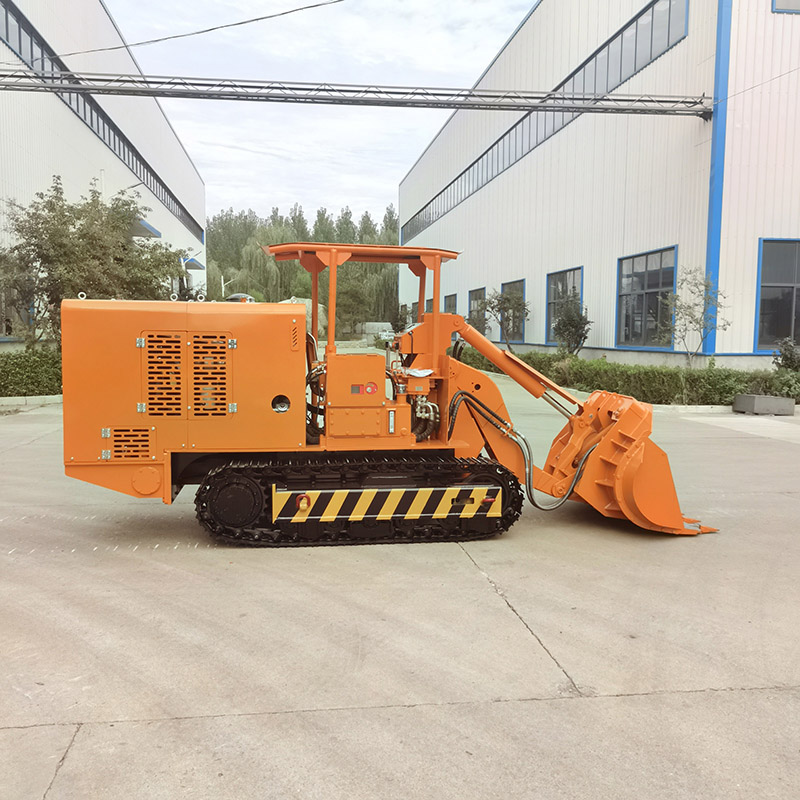 Tunnel Side Unloading Rock Loader