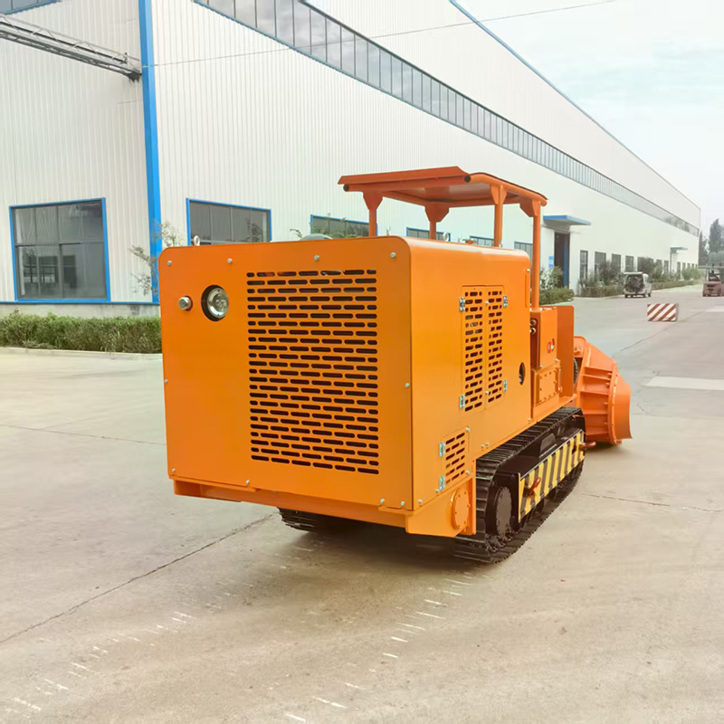 Горнодобывающий погрузчик для разгрузки горных пород