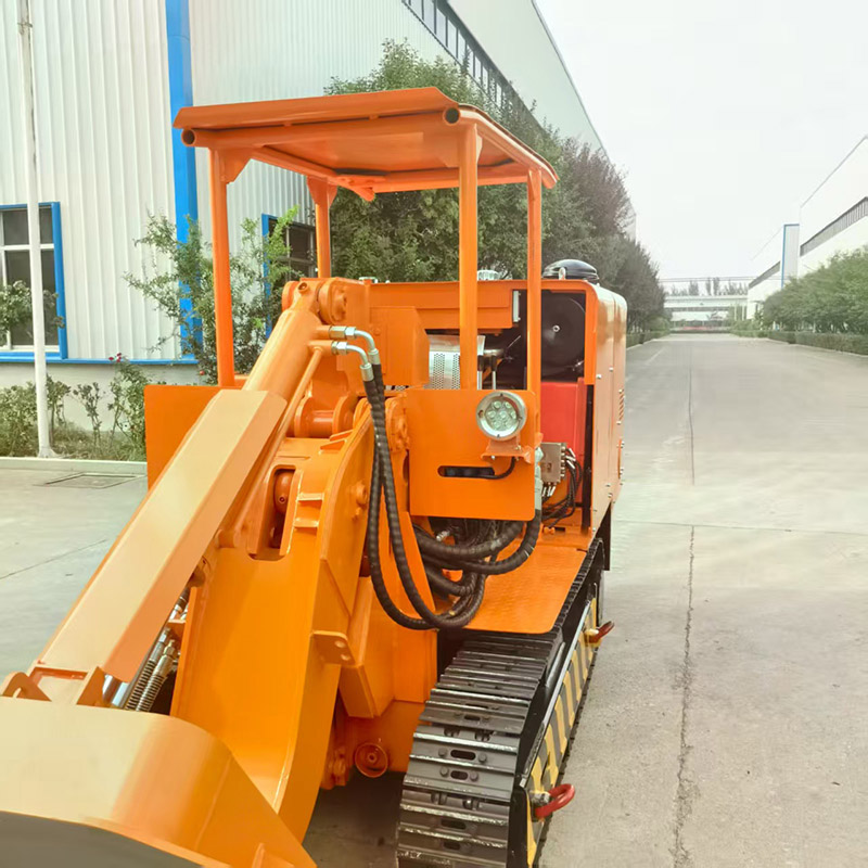 รถตักหินขนถ่ายด้านข้างเหมืองทอง