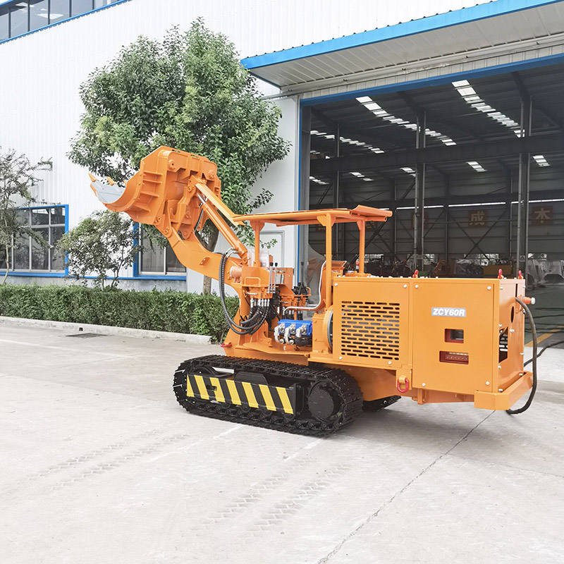 Máy xúc đá bánh xích