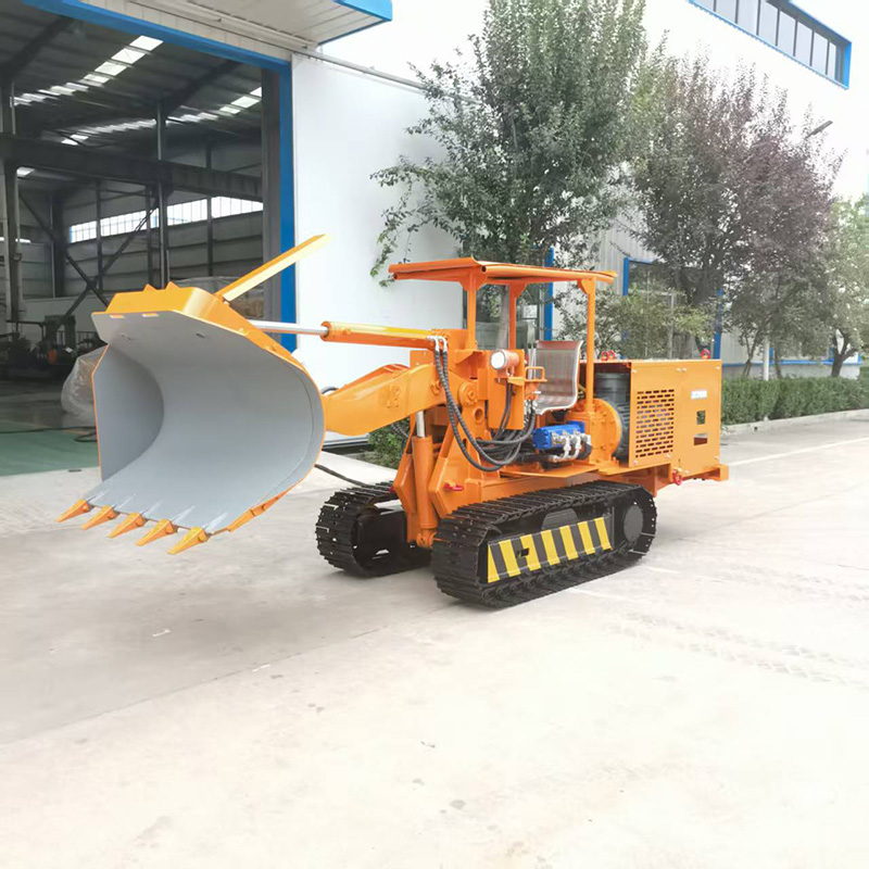 Chargeuse à roches à benne latérale moyenne