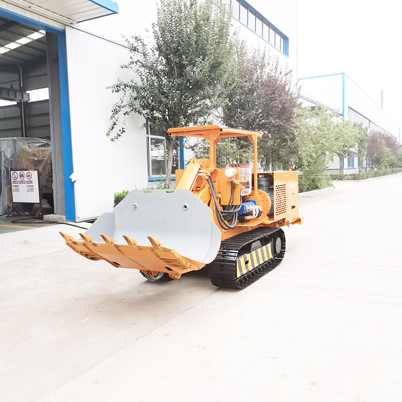 รถตักหินแบบเทด้านข้างขนาดใหญ่