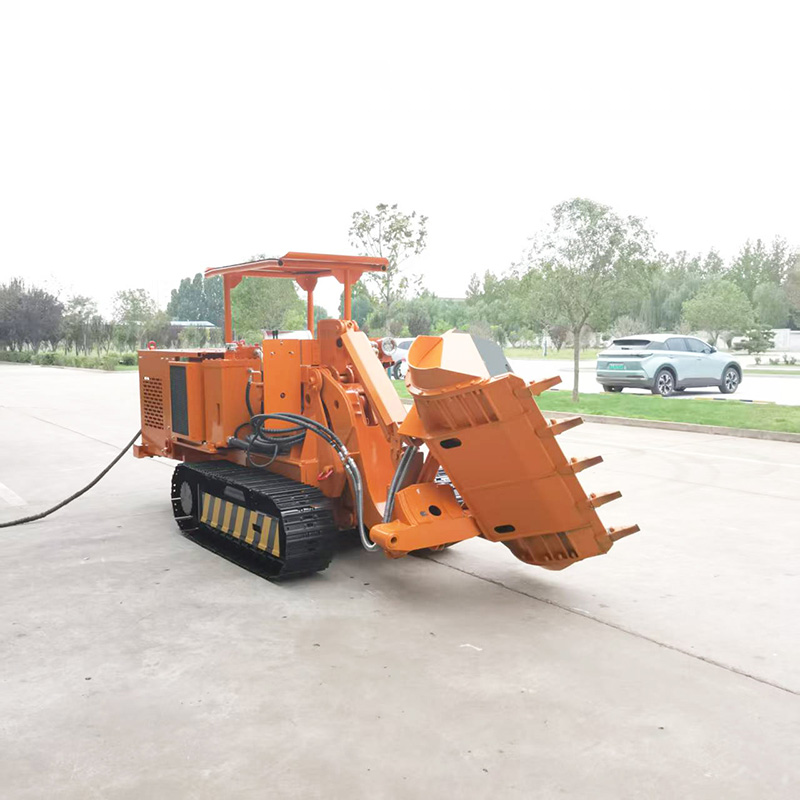 รถตักหินแบบเทด้านข้างขนาดใหญ่