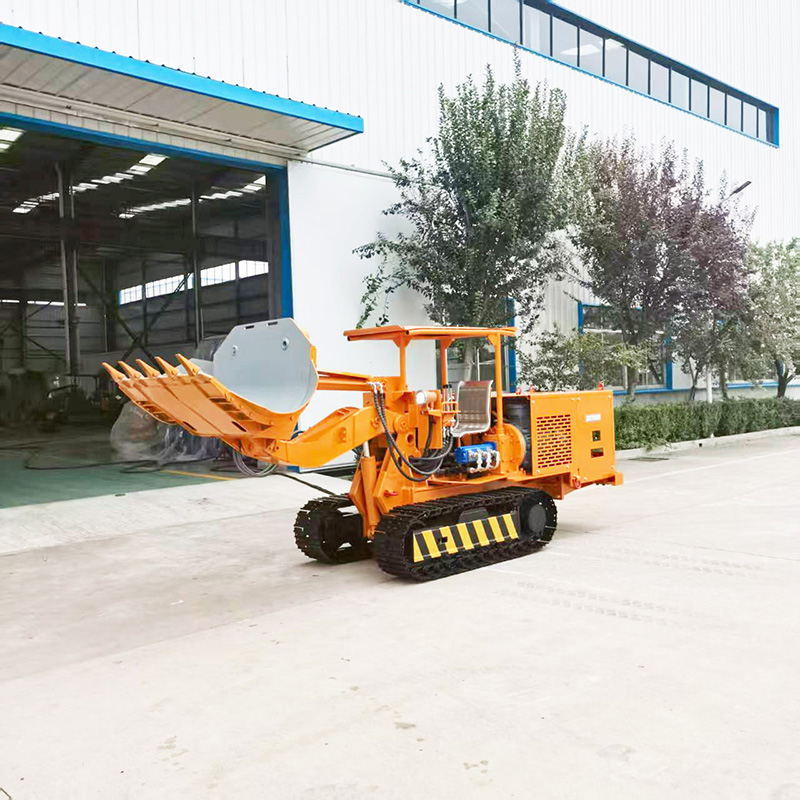 Chargeuse à roches à benne latérale moyenne