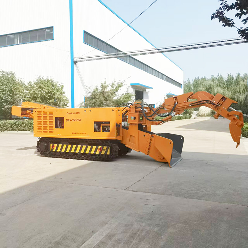 Cargadora de cadenas para minería