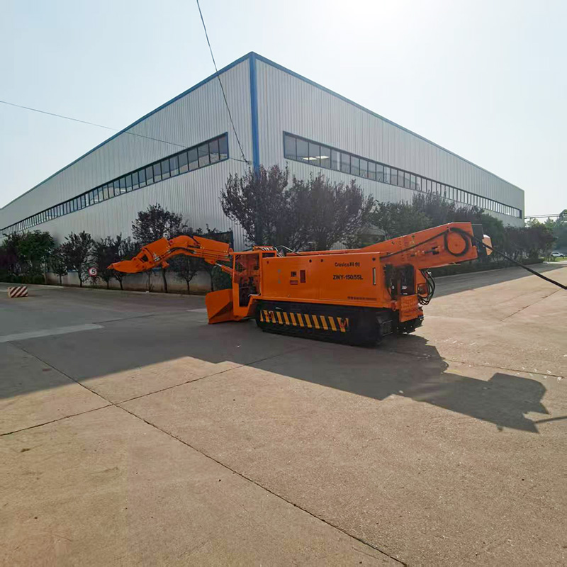 Petite chargeuse déblayeuse sur chenilles