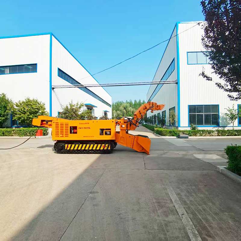 Cargadora de cadenas para minería