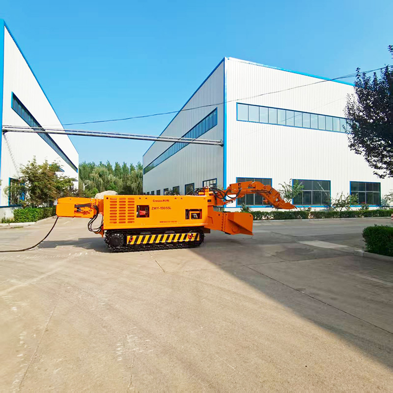 Скребковый конвейер для выемки породы