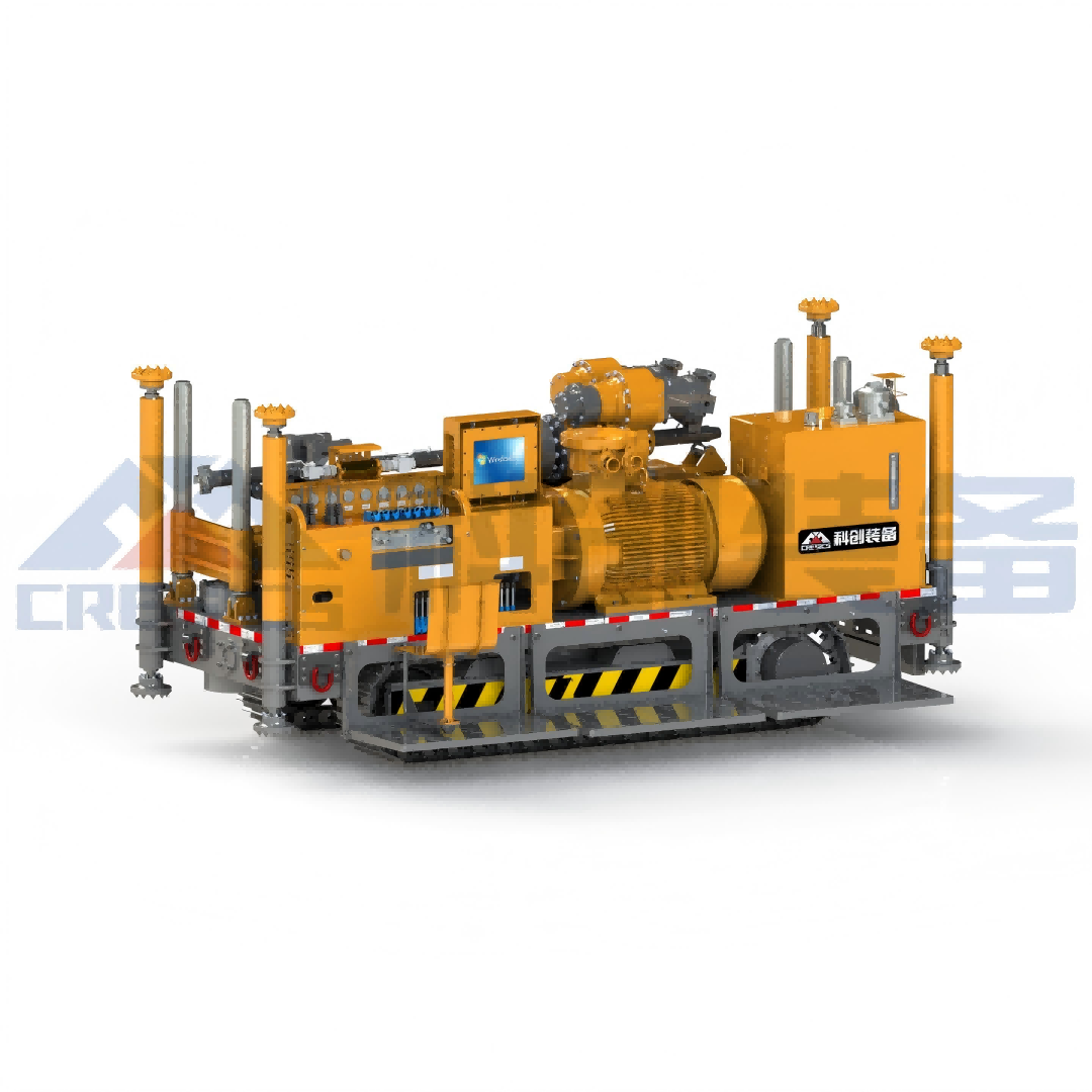 Plataforma de perfuração de túneis em minas de carvão