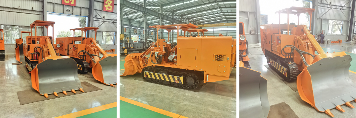 Подземный погрузчик горных пород