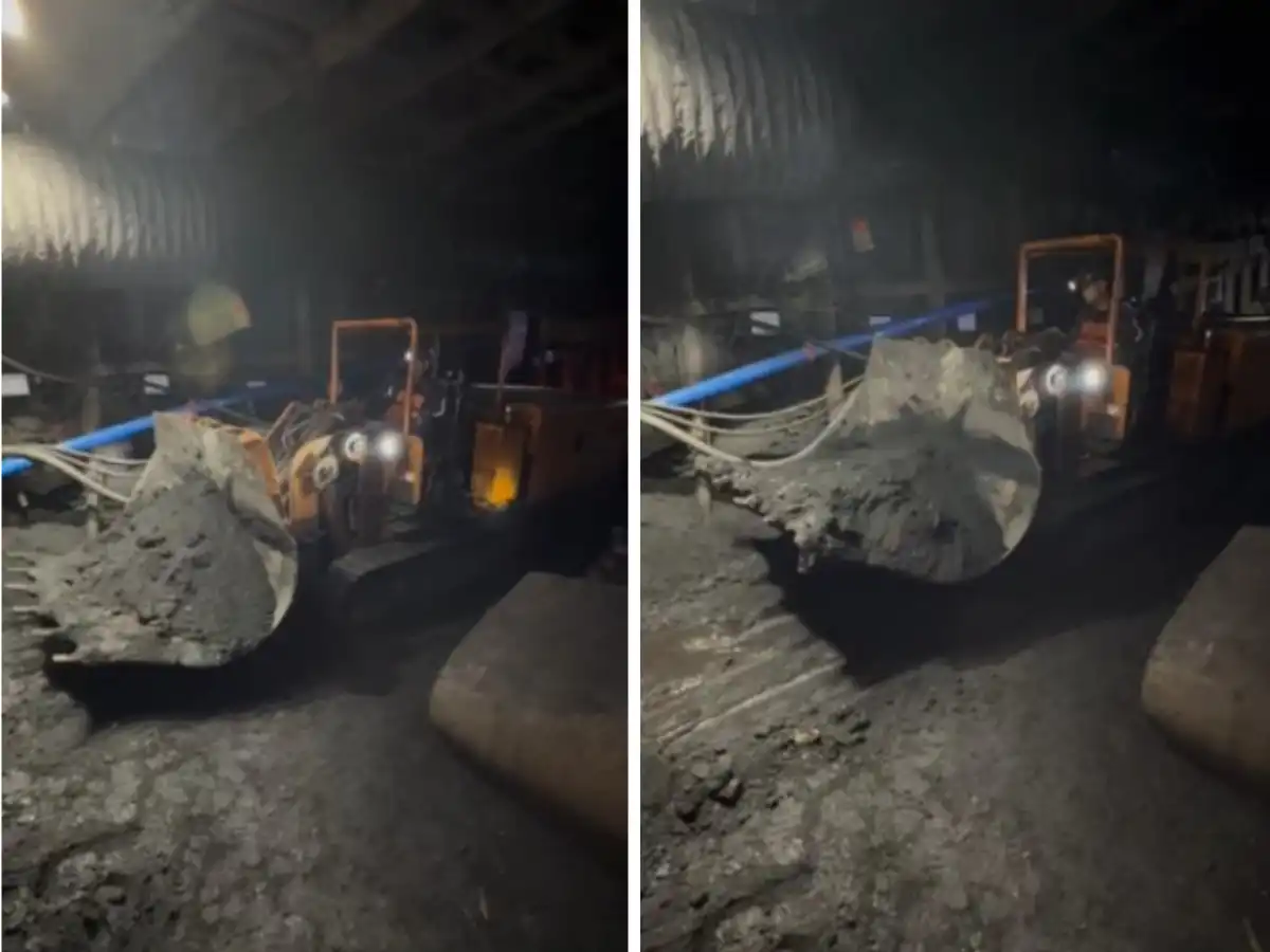 Погрузчик с боковой разгрузкой