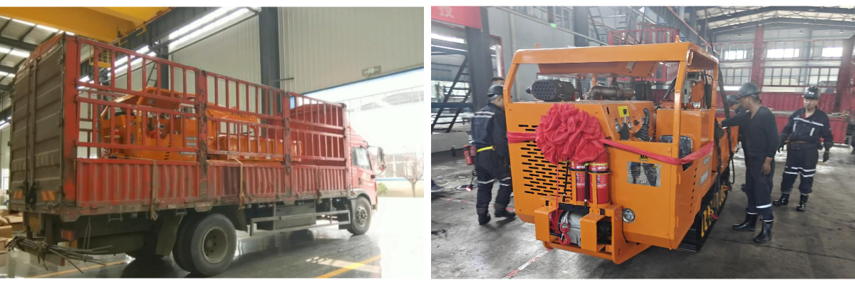 รถขนส่งตีนตะขาบใต้ดิน