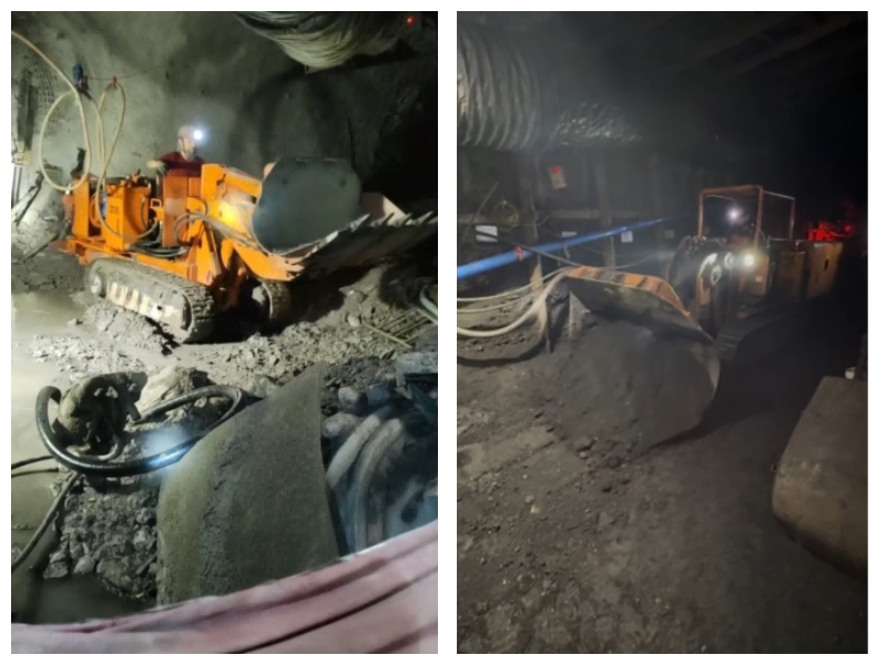 Niedrige Seitenkipp-Gesteinslader