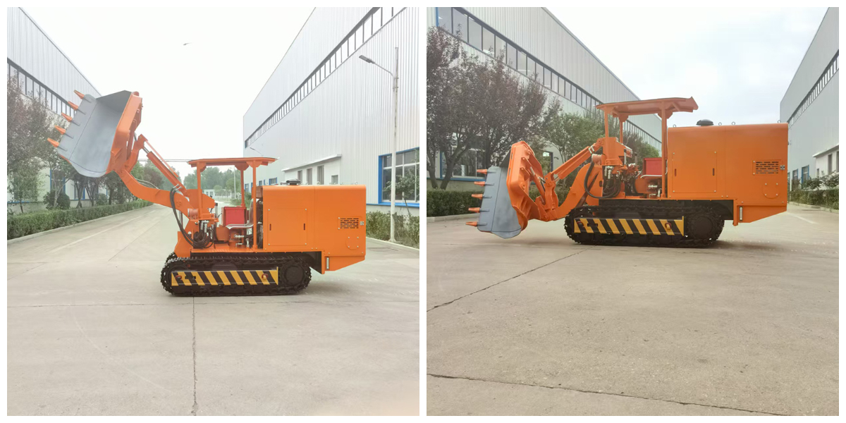 Chargeuse de roches à déchargement latéral 100 Chargeuse de roches à déchargement latéral 100