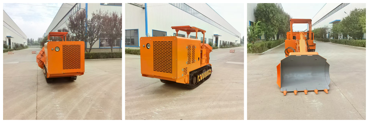 Chargeuse de roches à déchargement latéral 100 Chargeuse de roches à déchargement latéral 100