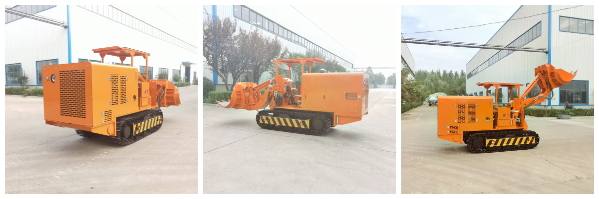 Carregadora de rochas basculante lateral de 180 Carregadora de rochas basculante lateral de 180