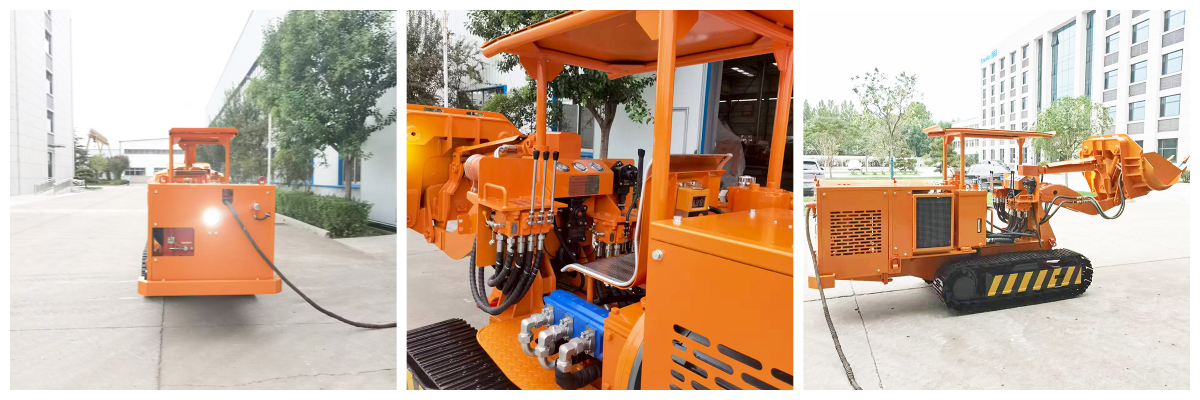 Máy xúc đá dỡ tải bên hiệu quả Máy xúc đá dỡ tải bên hiệu quả