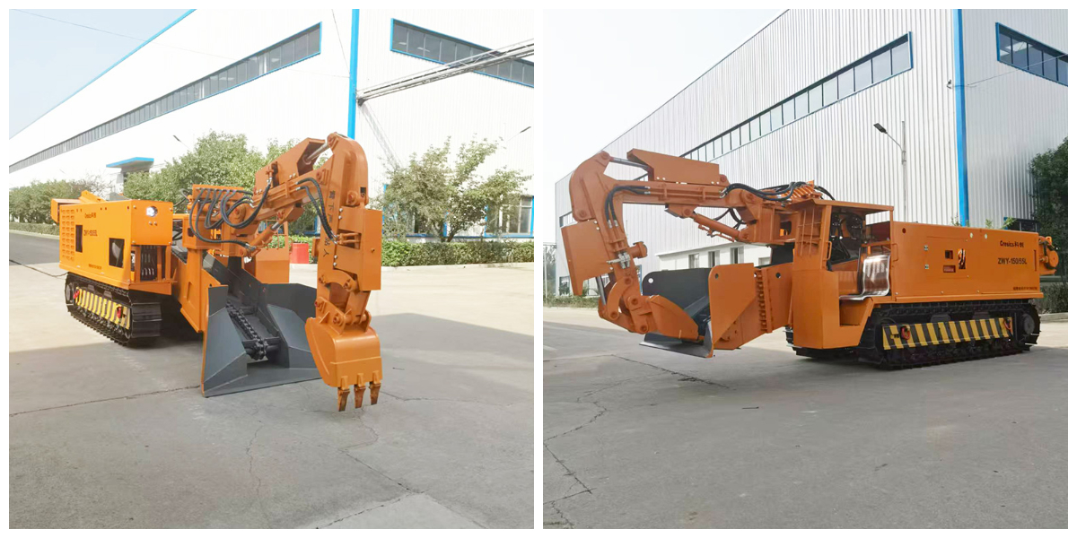 Гусеничный экскаватор для выемки породы.jpg