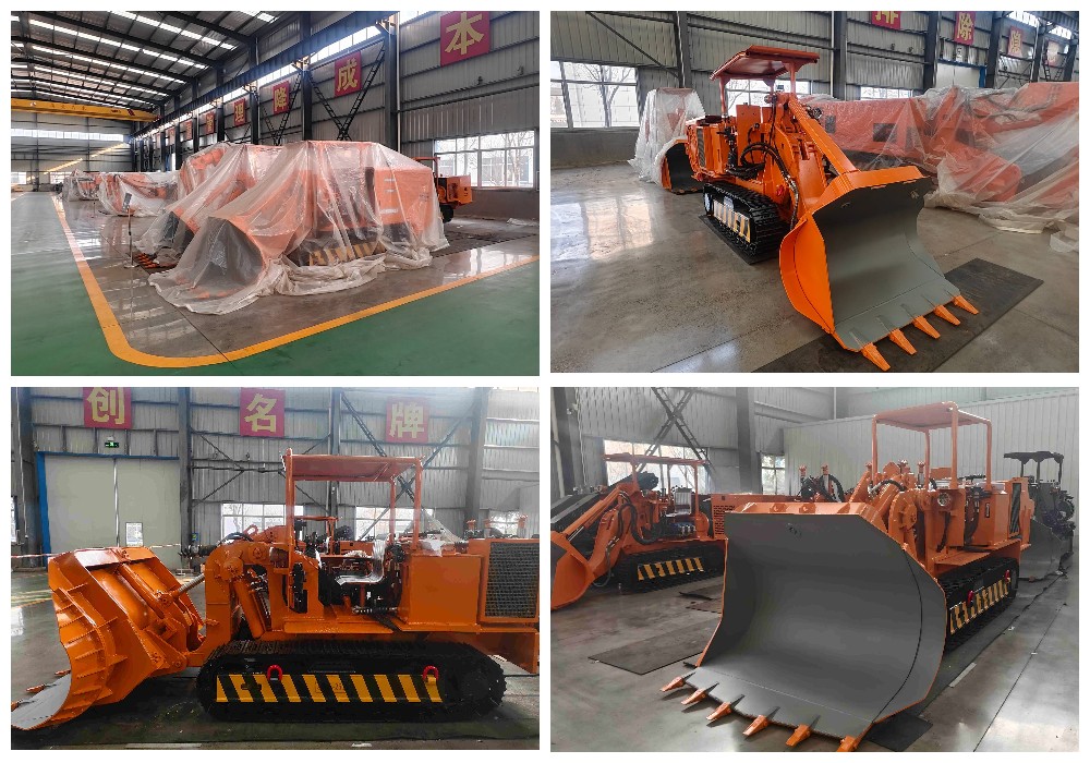 Carregador de rochas basculante lateral elétrico