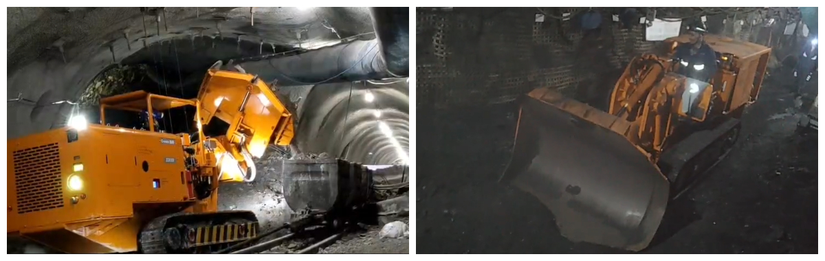 Chargeuse de roches à déchargement latéral 100 Chargeuse de roches à déchargement latéral 100