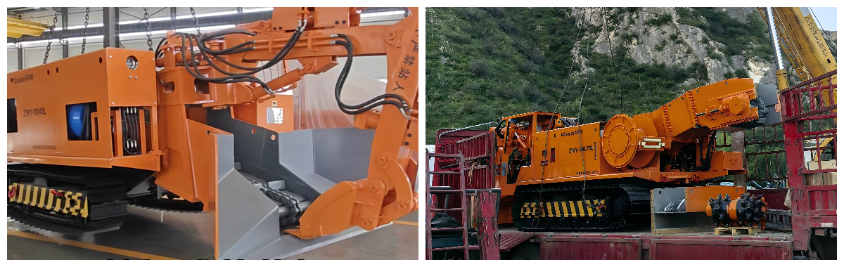 Retroescavadora para mina de carvão